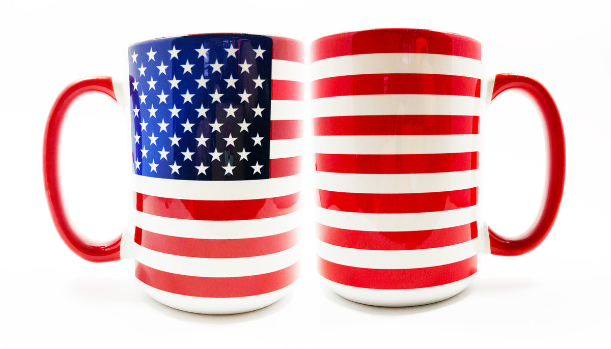 USA Flag Mug – California Scene