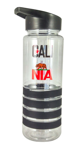 California Stack black 750ml Plastic Water Bottle