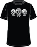 T-Shirt w/ 3 SKULL design