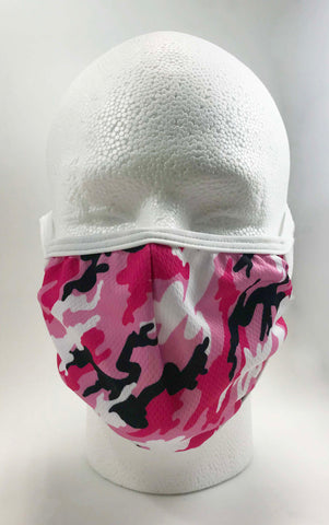 Face Mask Pink Camo