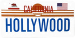 Hollywood Aluminum Novelty License Plate