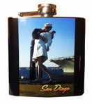 San Diego Sailor Nurse Stainless Steel 6 oz Flask
