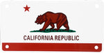 California Flag Aluminum Novelty License Plate