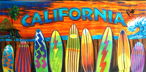 Surfboards Beach Towel